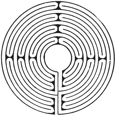 FIG. 6.—Maze at Alkborough, Lincolnshire.